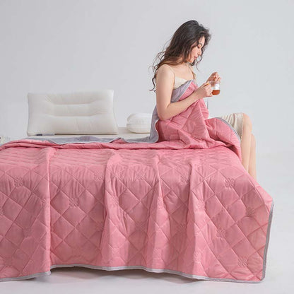 🌙Last Day 60% OFF-❄️Breathable Printed Washable Summer Cooling Comforter💤