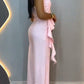 Women's Solid Color V-Neck Camisole & Straight Pants Two Piece Set