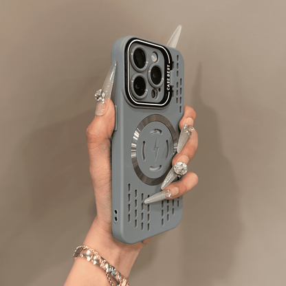 💥📱Soft Silicone Safety Protection Lightning Fast Magnetic Charging Case Cover for iPhone