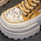 Women's Fashion Cutout High Top Sneakers