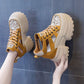 Women's Fashion Cutout High Top Sneakers
