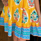 Women's Floral Printed A-Line V-Neck Dress