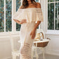 Elegant Knitted Off-Shoulder Dress