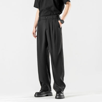 Men's Casual Iron-Free Ice Silk Loose Fit Pants