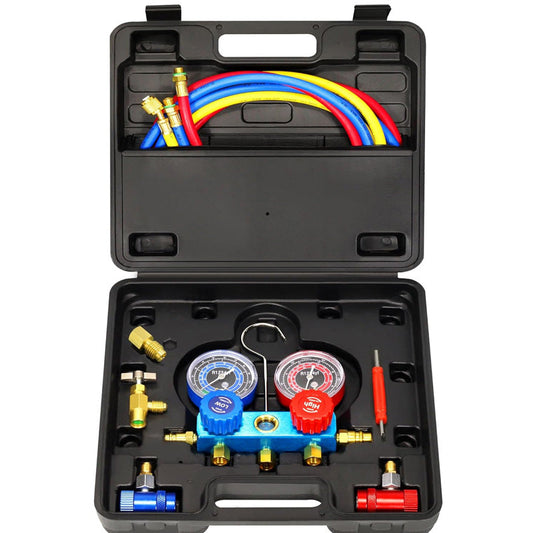 3 Way R134/R22/R410 AC Gauges