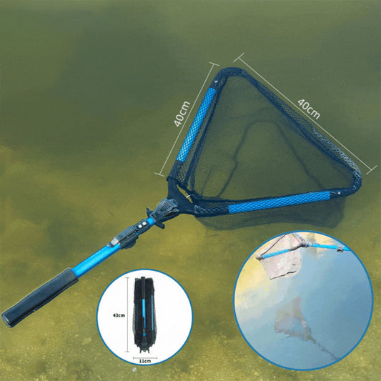 Floating Triangle Fishing Net - Foldable & Extendable