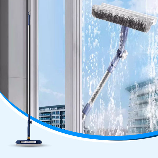 💕Last Day Special Price £19.99!!💕Window Cleaning Squeegee for High-Rise Windows
