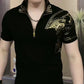 Men's Casual Printed Short Sleeve Top