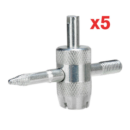 5PCS 4-Way Tyre Valve Removal Tool for Car