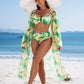 Women's 3-Piece Bikini Set with Cover-Up