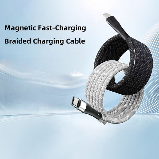 Multi-Compatibility Magnetic Fast-Charging Braided Charging Cable