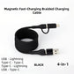Multi-Compatibility Magnetic Fast-Charging Braided Charging Cable
