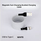 Multi-Compatibility Magnetic Fast-Charging Braided Charging Cable