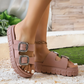 Open-Toe & Cut-out Slide Sandals