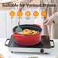 Deep Nonstick Stockpot with Ceramic Coating