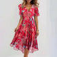 🔥Hot Sale 49% OFF💝✨Special Blue Short Sleeve Midi Dress
