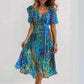 🔥Hot Sale 49% OFF💝✨Special Blue Short Sleeve Midi Dress