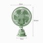 2-Speed Clip-On Rotating Fan with Aroma Box