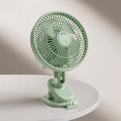 2-Speed Clip-On Rotating Fan with Aroma Box