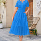 【💥Final 3-hour Preferential Deal 💥】Women’s Elegant V Neck Eyelet Flowy Dress