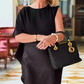 Women’s Asymmetric Drape Midi Dress