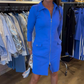Elegant Hip-Hugging Zipper Dress