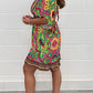 Plant Bold Printed Casual Romper