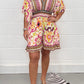Plant Bold Printed Casual Romper