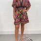 Plant Bold Printed Casual Romper