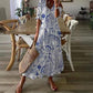 Women's V-Neck Maxi Dress