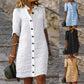Women’s Minimalist Breathable Button-up Dress