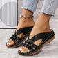 Women's Flower Leather Sandal