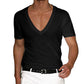 Classic Deep V-Neck T-Shirt for Men