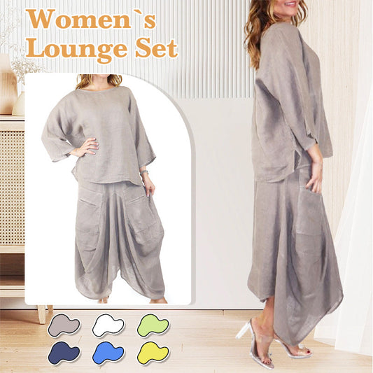 Women’s Oversized T-Shirt & Skirt Lounge Set