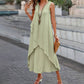 Women's Casual Sleeveless V- Neck Maxi Dresses