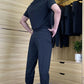 Men's Casual Sports Short-Sleeved Shirt & Pants 2-Piece Set