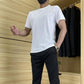 Men's Casual Sports Short-Sleeved Shirt & Pants 2-Piece Set