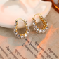 ✨French Micropavé Zirconia Earrings