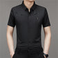 Men's Short-sleeved Ice Silk Shirt