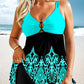 Women’s Double Straps One Piece Swimsuit