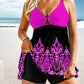 Women’s Double Straps One Piece Swimsuit