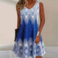 Fashionable Casual Ethnic Style Sleeveless Dress