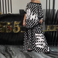 Women’s Fashion Oversize Top & Wide-Leg Pants 2 PCS Set