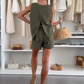 Women's Sleeveless Top and Shorts Set