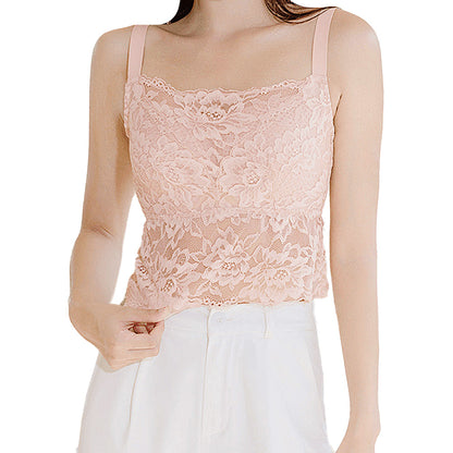 Lace Spaghetti Strap Bralette for Women