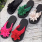 Women's Floral Accent Flip-Flops