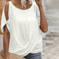 Women’s Cold Shoulder Twist Knot Top