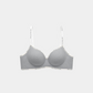 Push-Up & Wire-Free Bra with Letter Pattern