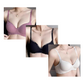 Push-Up & Wire-Free Bra with Letter Pattern