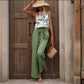 Women's Halter Top Long Pants 2-Piece Set